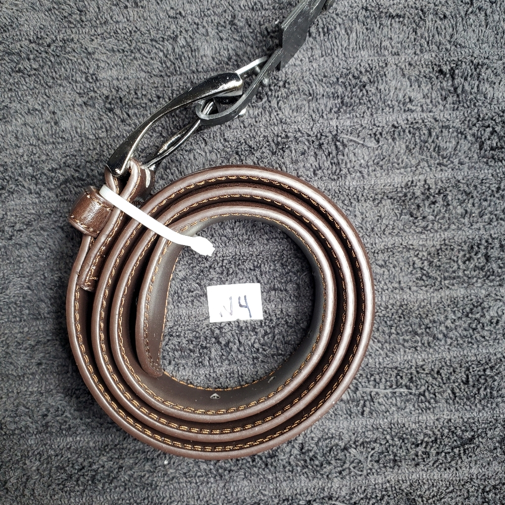 Men's Leather Belt | Size: 30 | Color: Brown | 1-Sided | SKU: W-4(5) | RRR Belts - Picture 1 of 5